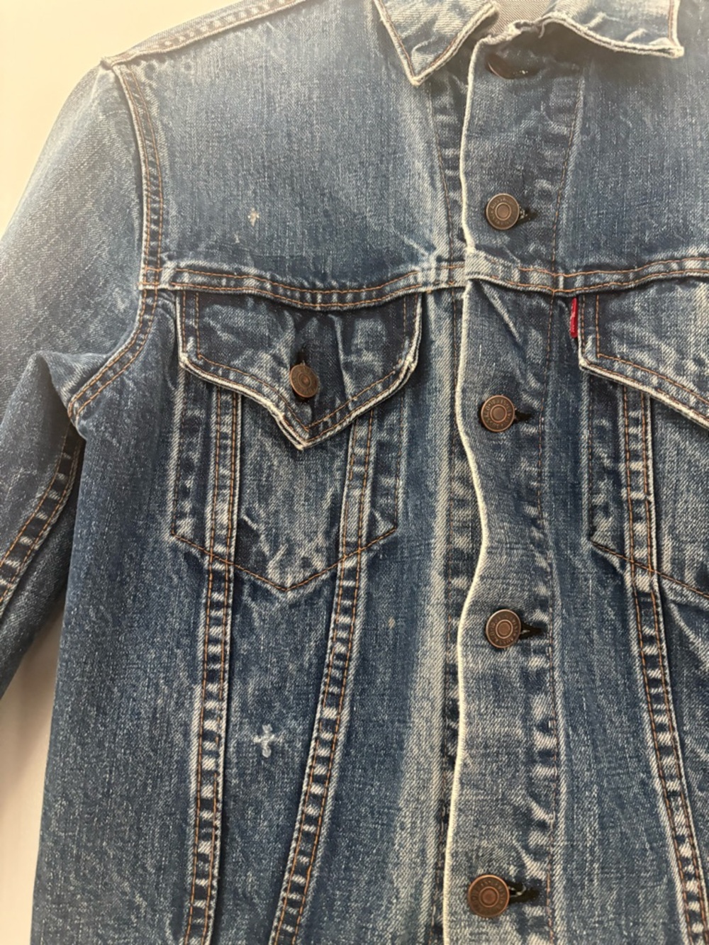 Vintage 1960s Big E Type III Levi’s Denim Trucker Jacket. - Picture 6 of 7